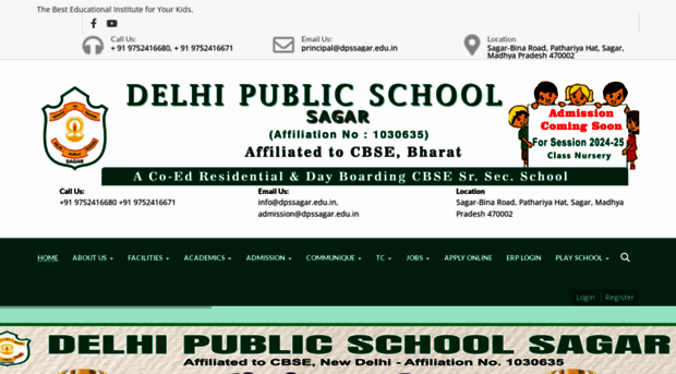 dpssagar.edu.in