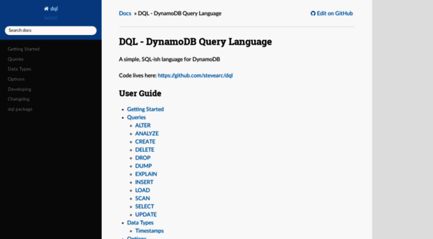 dql.readthedocs.io