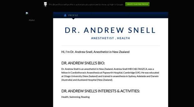 dr-andrew-snell.brandyourself.com