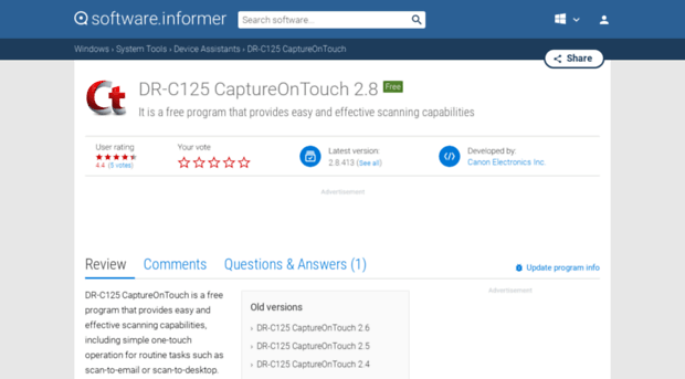 dr-c125-captureontouch.software.informer.com
