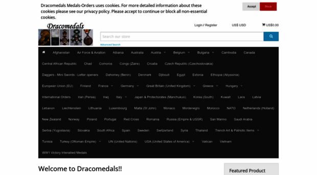 dracomedals.com