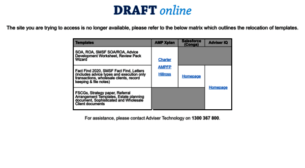 draftonline.amp.com.au