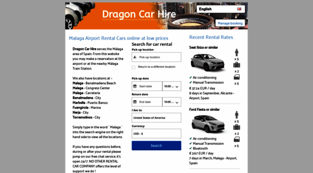 dragoncarhire.com