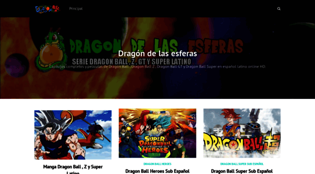 Dragon Ball Z Latino  Dragón de las esferas - Serie Latino Dragon Ball