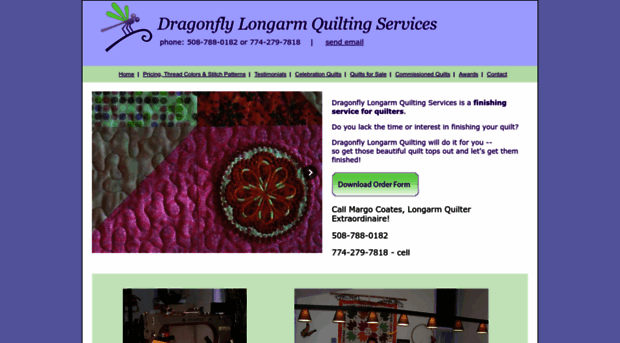 dragonflylongarmquilting.com