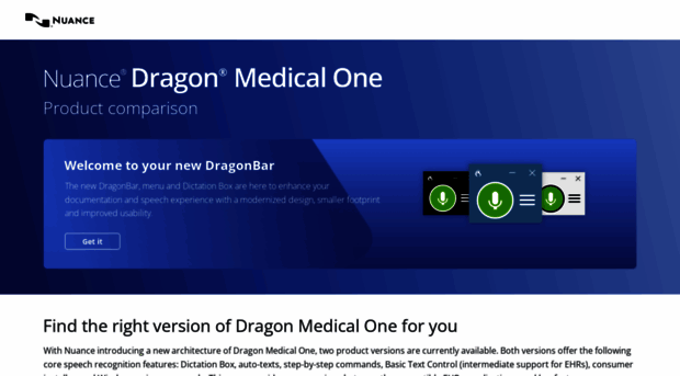 dragonmedicalone.nuance.com