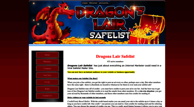 dragonslairsafelist.com