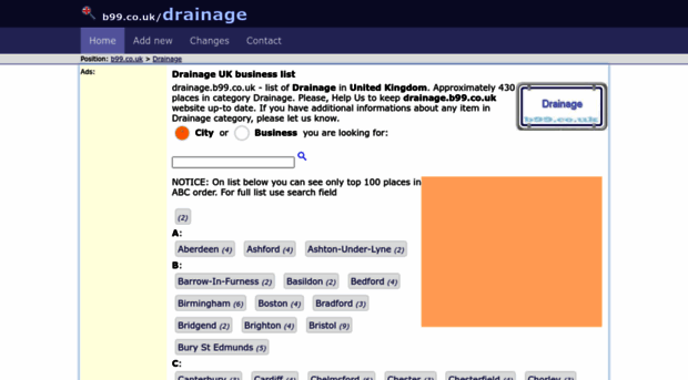 drainage.b99.co.uk