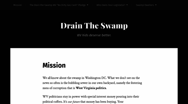 draintheswampwv.com