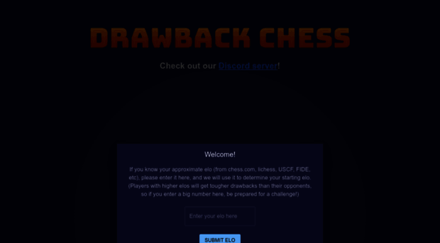 drawbackchess.com