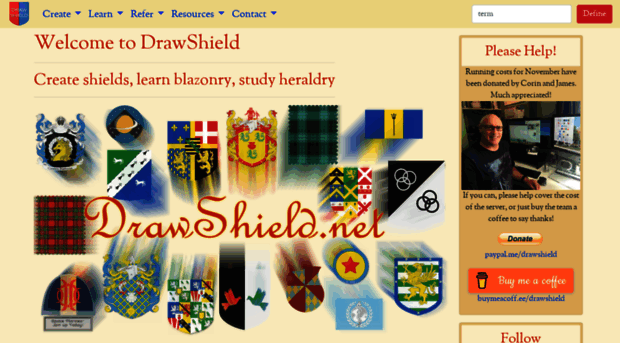 drawshield.net