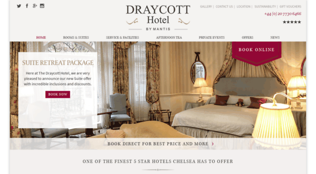 draycotthotel.com