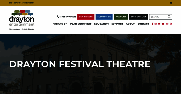 draytonfestivaltheatre.com