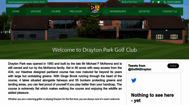 draytonparkgolfclubabingdon.co.uk