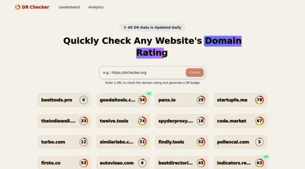 drchecker.org