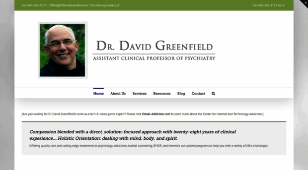 drdavidgreenfield.com