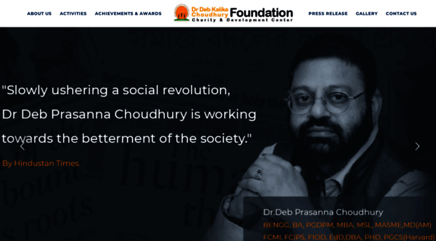 drdebchoudhuryfoundation.org