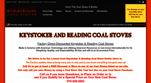 drdeckcoalstoves.com