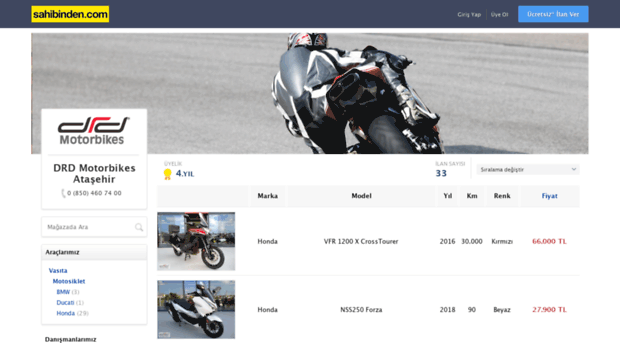 drdmotorbikes.sahibinden.com