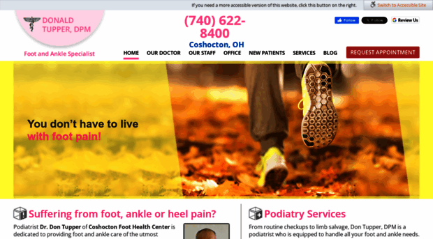 drdontupperpodiatrist.com