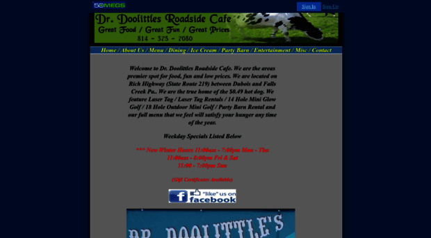 drdoolittlesroadsidecafe.com