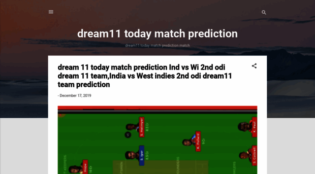 dream11todaymatchpredictionmatch.blogspot.com