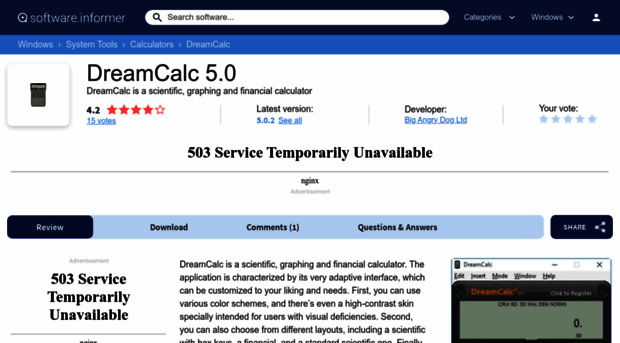 dreamcalc.software.informer.com