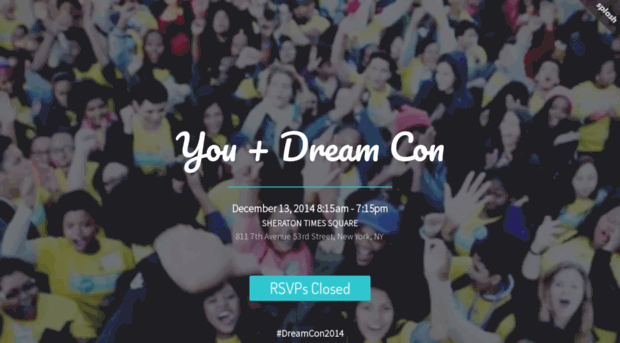 dreamcon.splashthat.com