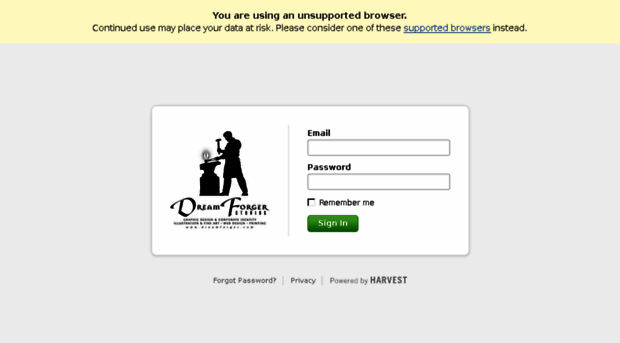 dreamforger.harvestapp.com