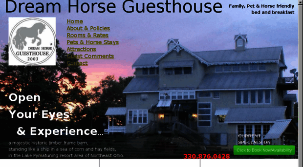 dreamhorseguesthouse.com