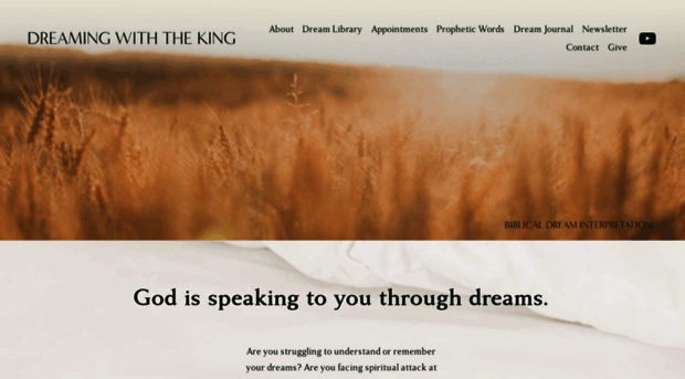 dreamingwiththeking.com