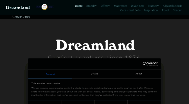 dreamlandbedding.co.uk