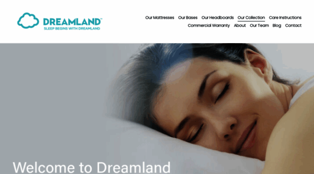 dreamlandbedding.com