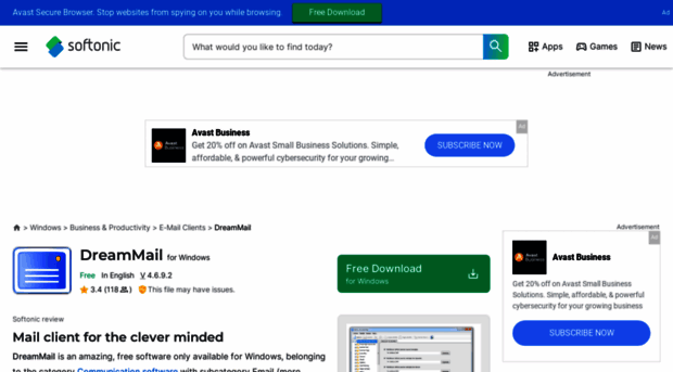 dreammail.en.softonic.com