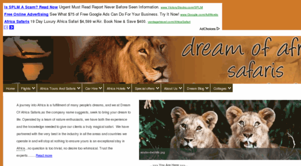 dreamofafricasafaris.com