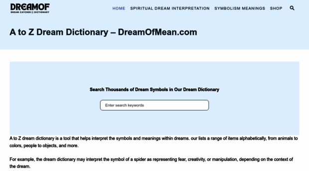 dreamofmean.com