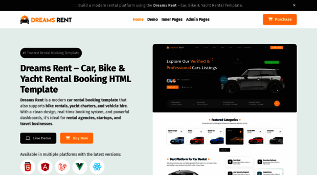 dreamsrent.dreamstechnologies.com