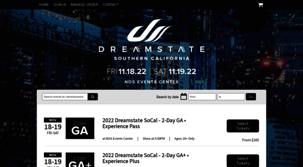 dreamstate.frontgatetickets.com