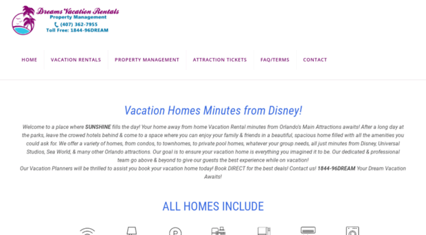 dreamsvacationrentals.com