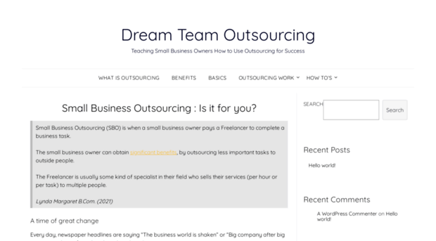 dreamteamoutsourcing.com