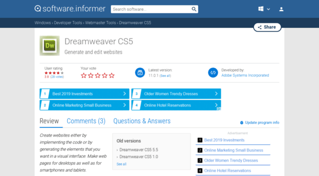 dreamweaver-cs5.software.informer.com