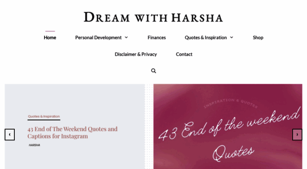 dreamwithharsha.com