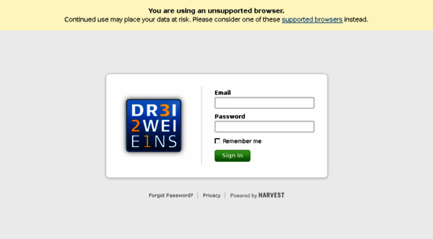 dreizweieins.harvestapp.com