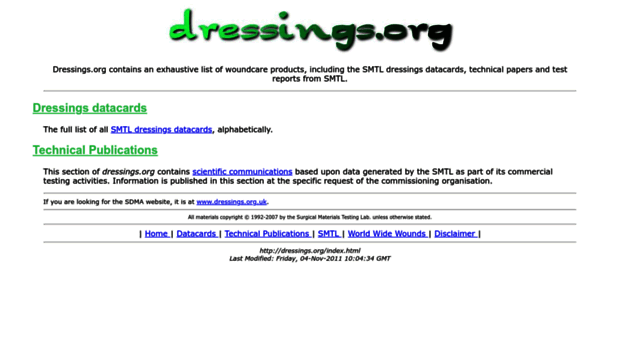 dressings.org