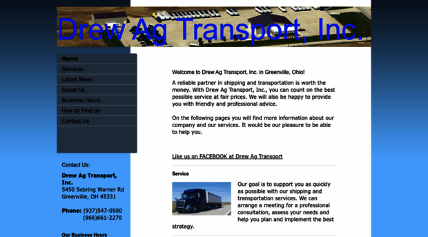 drewagtransportinc.net