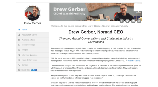 drewgerber.onlinepresskit247.com