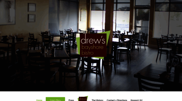 drewsbayshorebistro.com