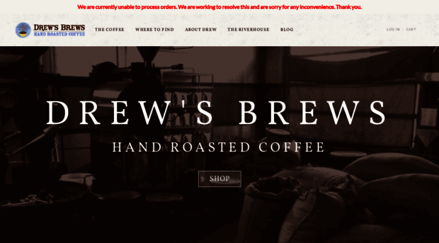 drewsbrewscoffee.com