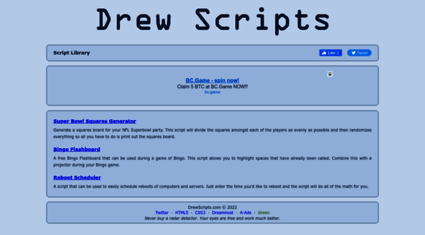 drewscripts.com