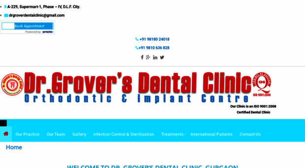 drgroverdentalclinic.com